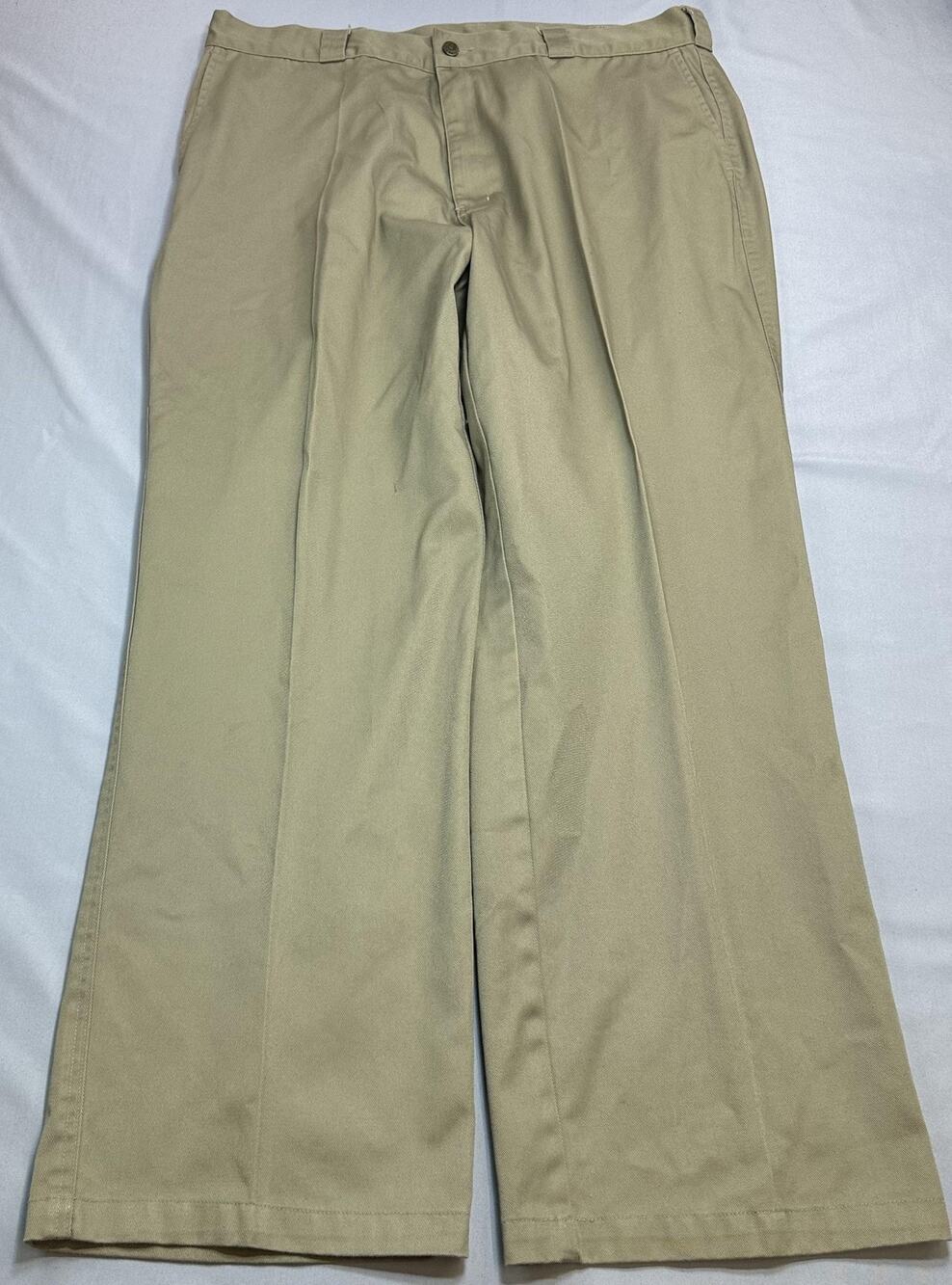 Ben Davis Pants Mens 42x32 Fits 40 Brown Chino Relaxed Canvas Workwear Grunge